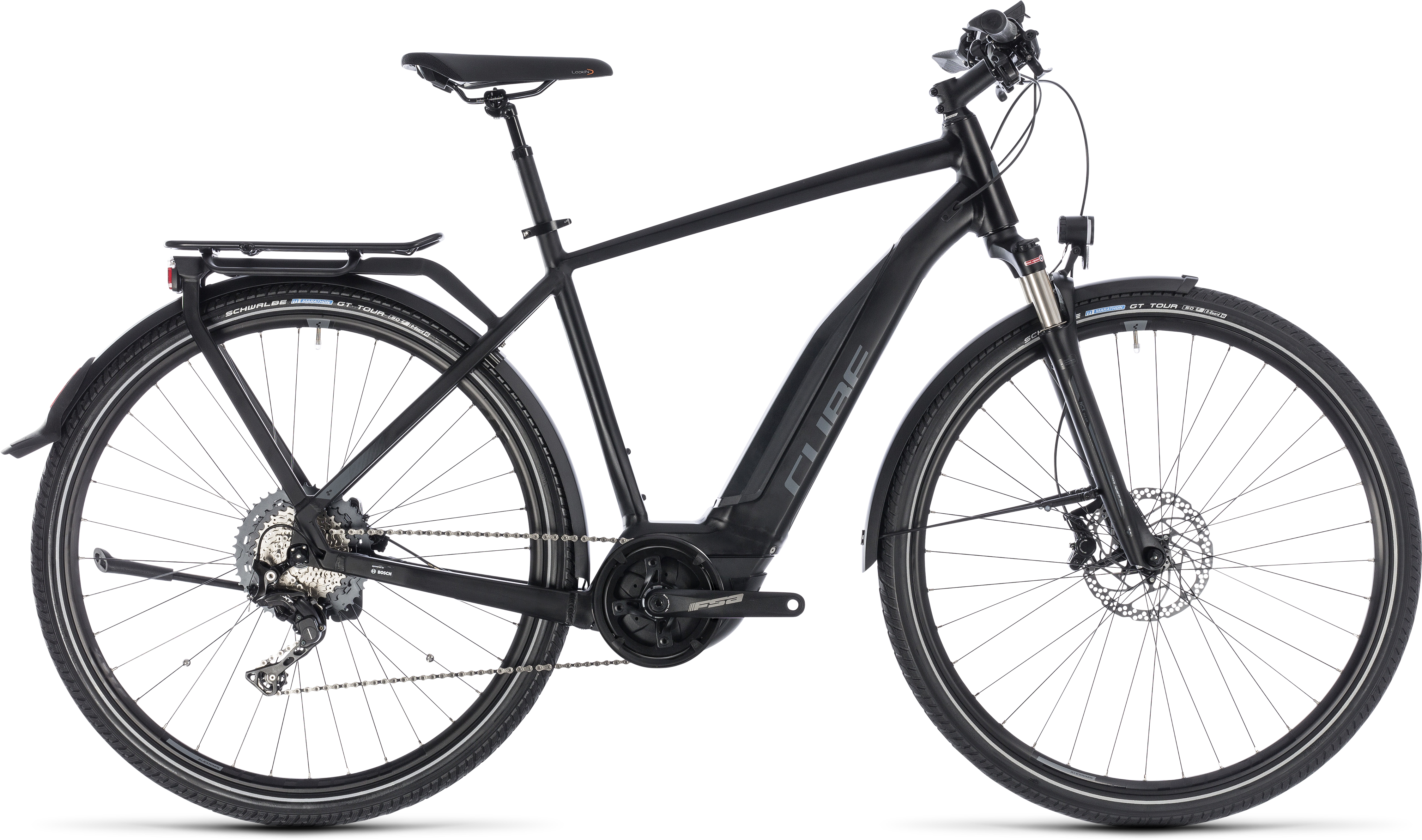 2018 Cube Touring Hybrid Exc 500 E-dual Sport Hybrid - Cube Touring Hybrid Pro 400 Clipart (4500x2721), Png Download