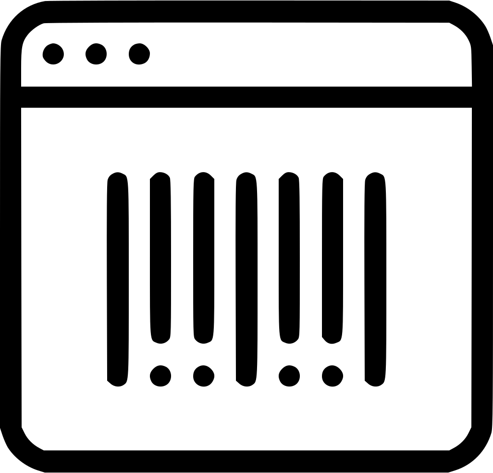 Barcode Svg Png Icon Free Download - Programing Icon Clipart (980x940), Png Download