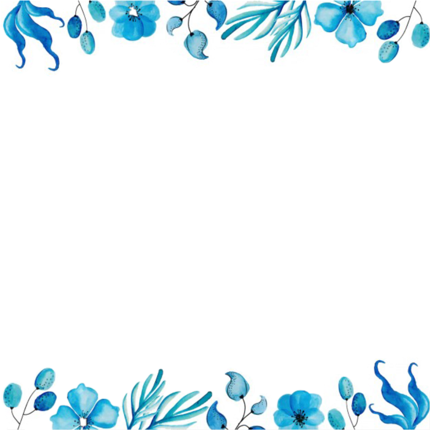 Blue Sticker - Watercolor Painting Clipart (1024x1024), Png Download