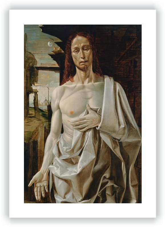 Cristo Resucitado - Bramantino Christ Clipart (588x800), Png Download