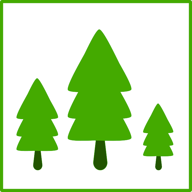 Trees Sign Clipart (640x640), Png Download