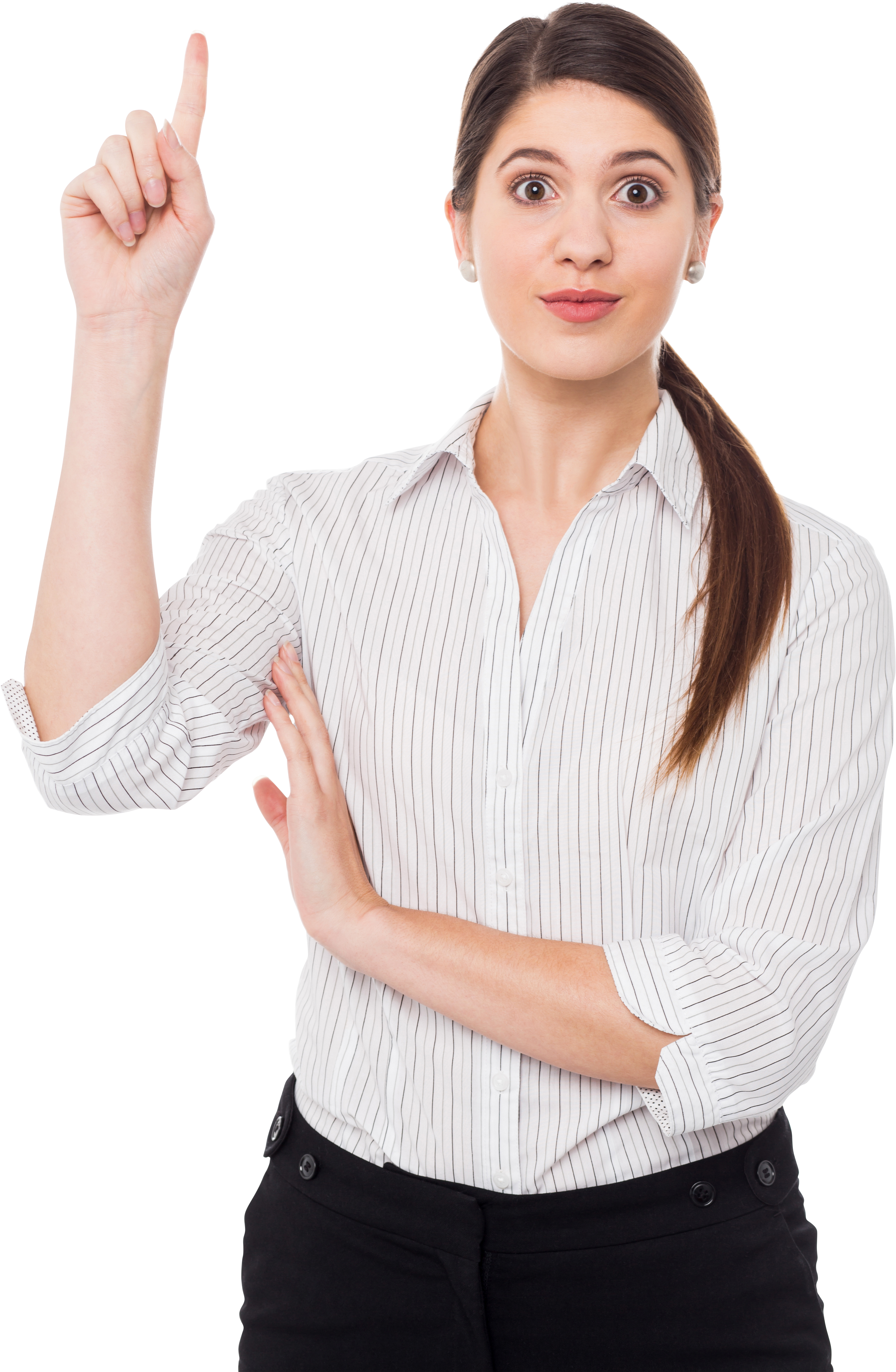 Women Pointing Top - Top Women Png Clipart (3840x5760), Png Download