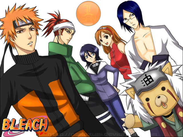 So Pls Post - Bleach X Naruto Clipart (640x480), Png Download