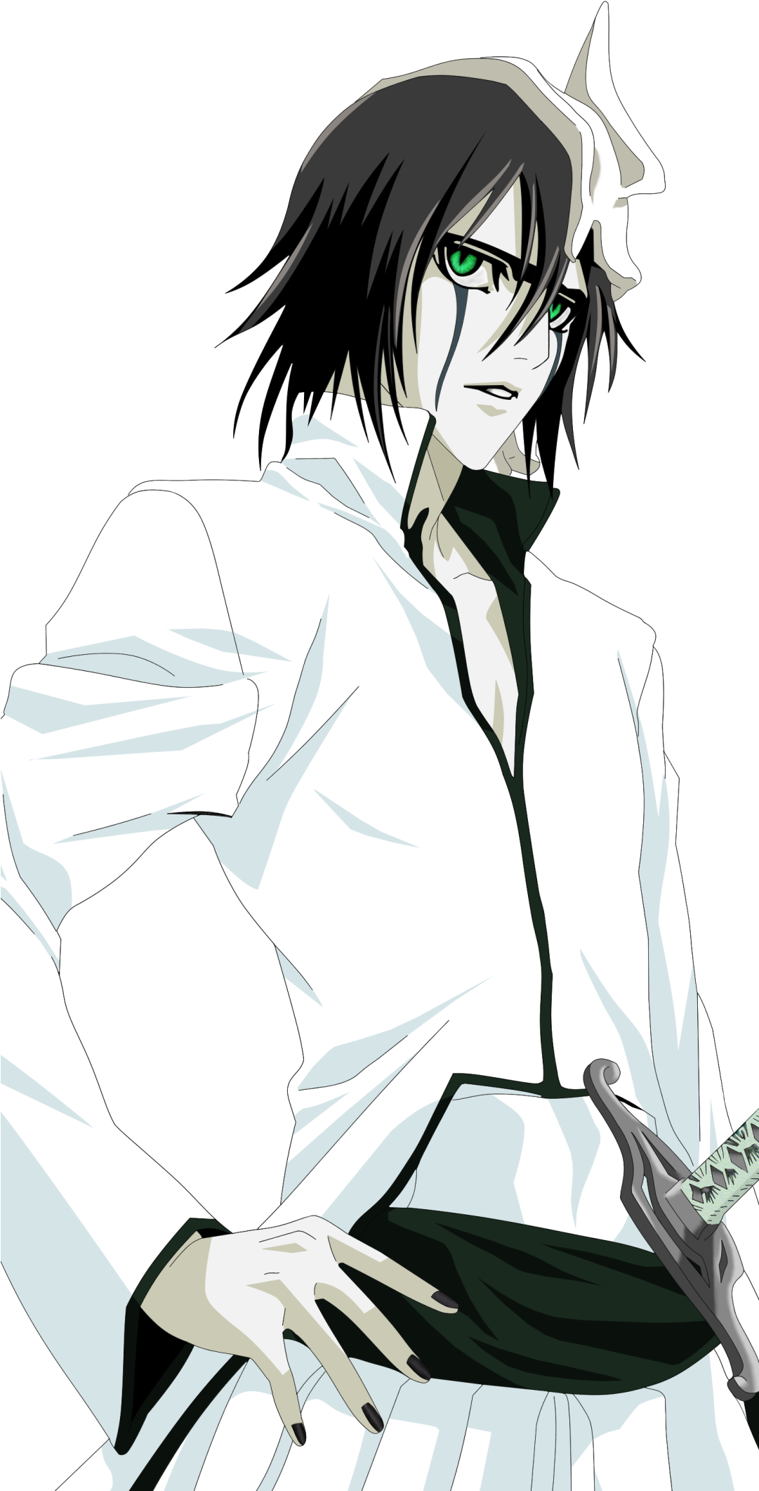 Anime / Bleach Mobile Wallpaper - Bleach Ulquiorra 4 Png Clipart (1080x2160), Png Download