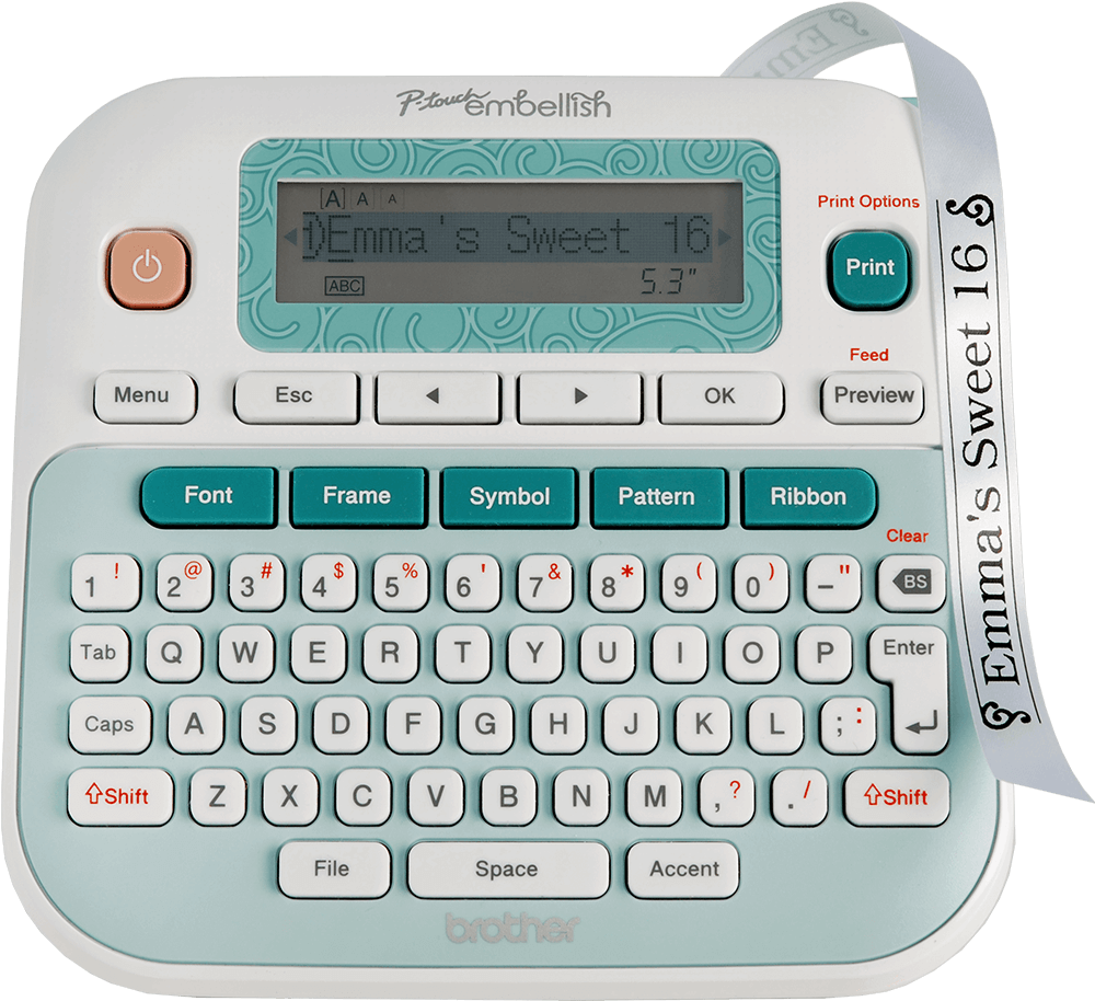 Brother P Touch Embellish Clipart (1000x1000), Png Download