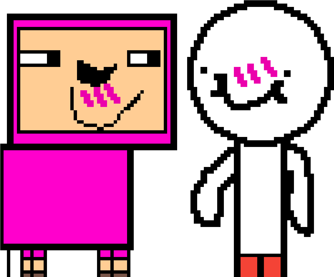 Pink Sheep X Theodd1sout Clipart (1400x1400), Png Download