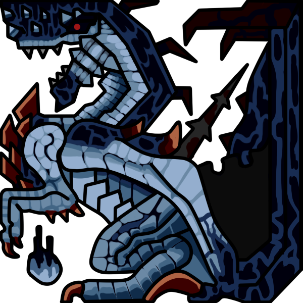 Ask A Deviljho - Elder Dragon Monster Hunter Icon Clipart (600x600), Png Download