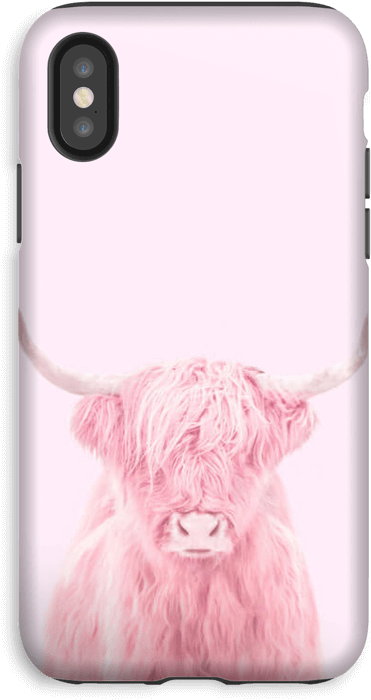 Pink Bull Case Iphone Xs Tough - Yak Clipart (500x800), Png Download