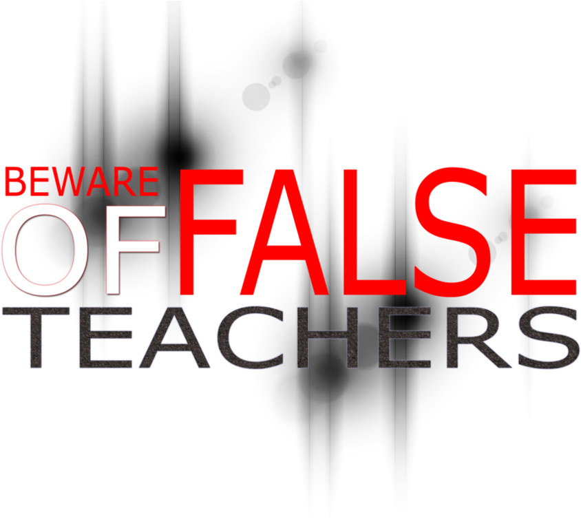 Beware Of False Prophets - Warning Of False Teachers Clipart (844x767), Png Download