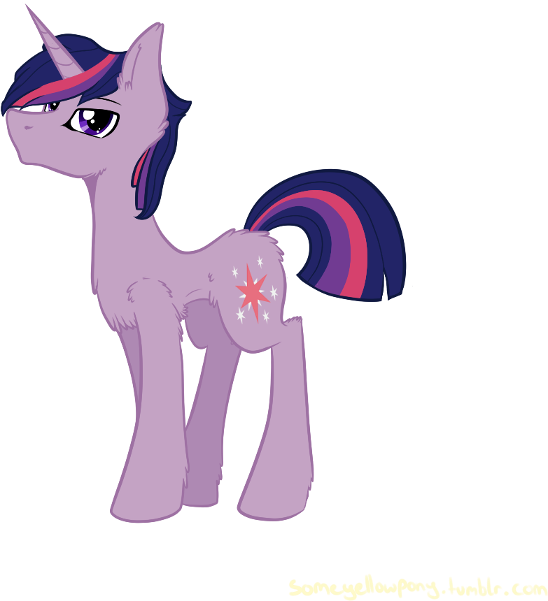 Suenden-hund, Dusk Shine, Fluffy, Rule 63, Safe, Simple - Cartoon Clipart (1024x1024), Png Download