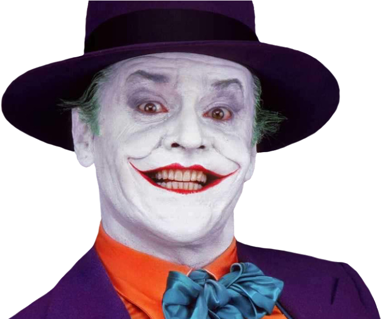 ¿sabes Cuál Es El Nombre Real De "the Joker" El Enemigo - Joker By Jack Nicholson Clipart (1200x630), Png Download