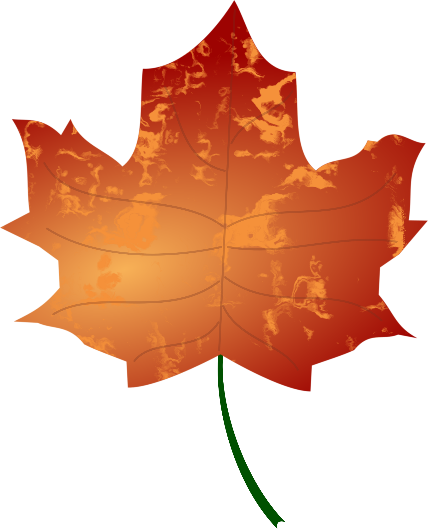 This Free Icons Png Design Of Autumn Leaf 3 - Autumn Leaf Vector Png Clipart (1788x2213), Png Download