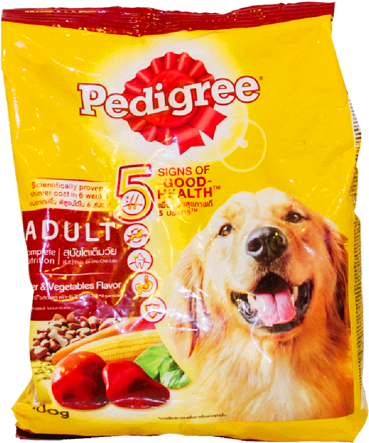 Pedigree Dog Food Liver & Vegetables 500 Gm - Pedigree Adult Chicken 2 6 Clipart (1000x1000), Png Download