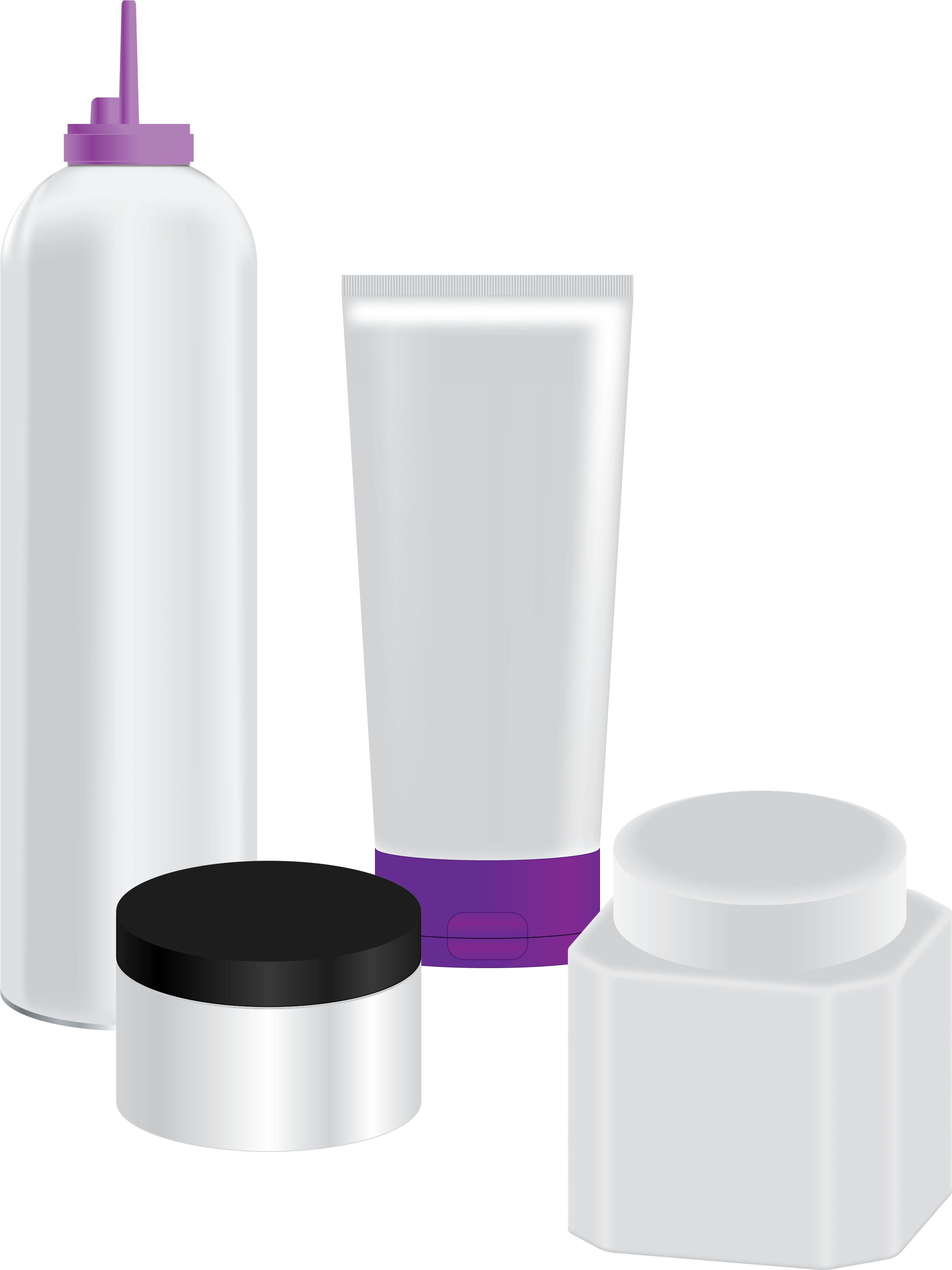 Cosmetic Packaging For Mockups - Packaging Cosmetic Png Clipart (2580x3441), Png Download