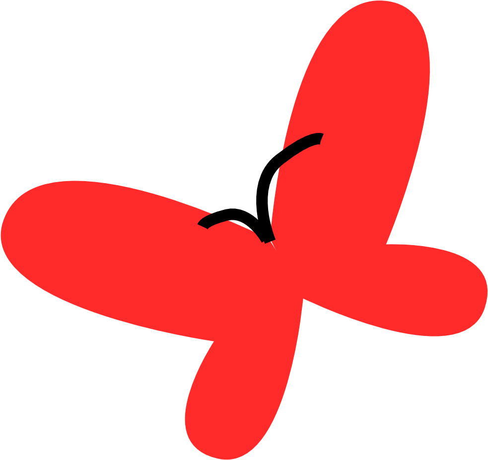 Valentine Clipart Butterfly - Clip Art - Png Download (999x990), Png Download