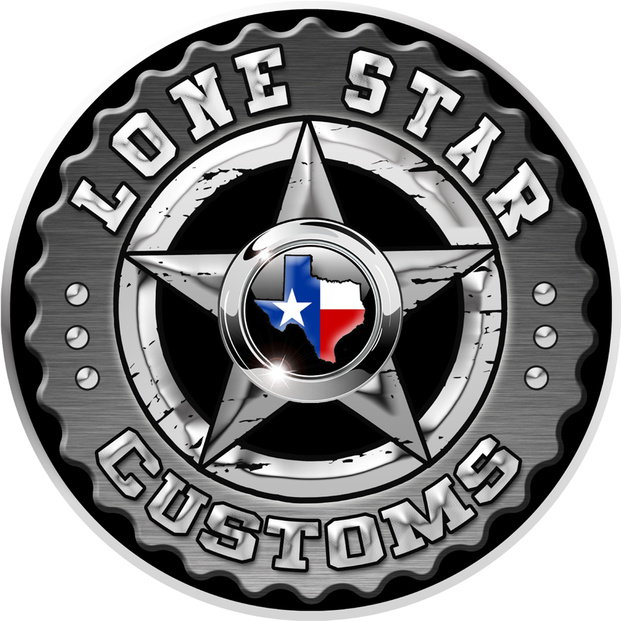 Lone Star Customs Llc - Custom Motorcycle Shop Logo Clipart (900x900), Png Download