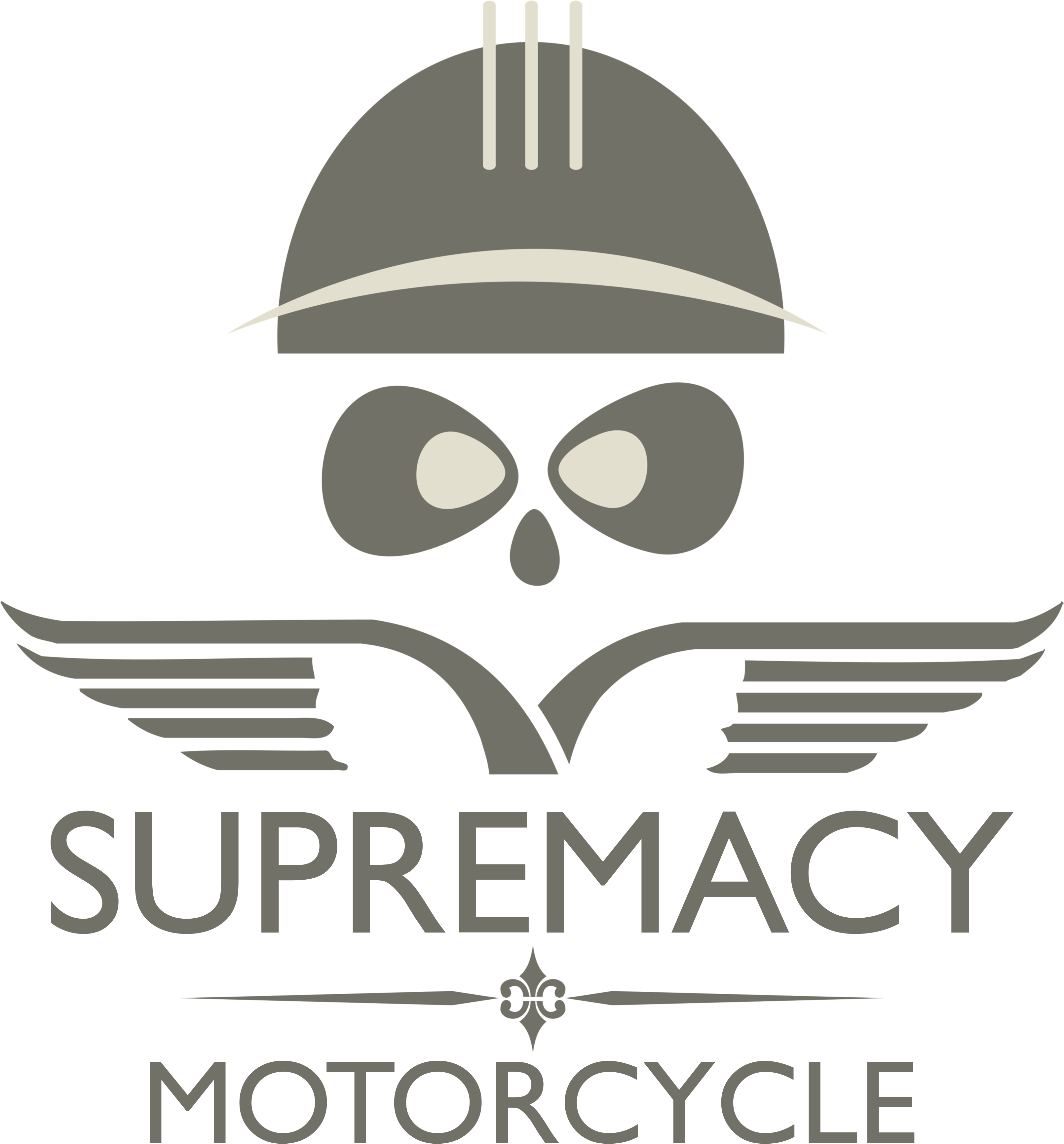 Vector Royalty Free Biker Vector Motor Custom - Oltremare Clipart (4724x3543), Png Download