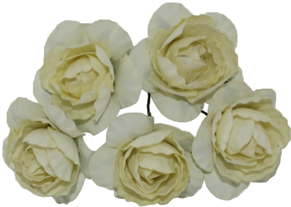 3cm Mulberry Paper Rose Flowers Wholesale - Garden Roses Clipart (1000x1000), Png Download