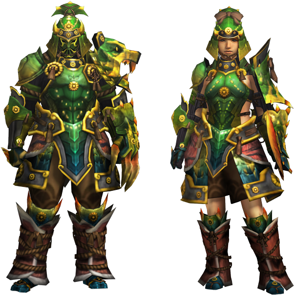 Type Of Gear You Can Make Once You Somehow Manage To Ash Kecha Wacha Armor Mh4u Clipart