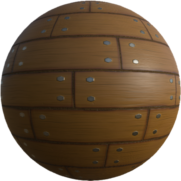 Stylized Wood Planks Metallic - Plywood Clipart (760x760), Png Download