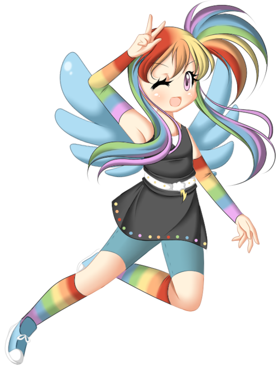 Mlp Keychain Rainbow Dash By Amai K - Anime Clipart (600x746), Png Download