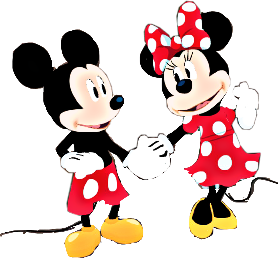 #mickey #minnie #mouse #mice #characters #disney #mickeymouse - Minnie Mouse Clipart (888x823), Png Download