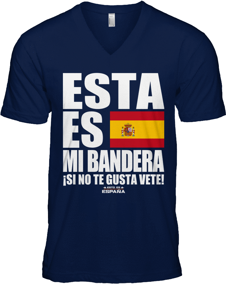 Esta Es Mi Bandera Si No Te Gusta Vete - Active Shirt Clipart (1000x1000), Png Download