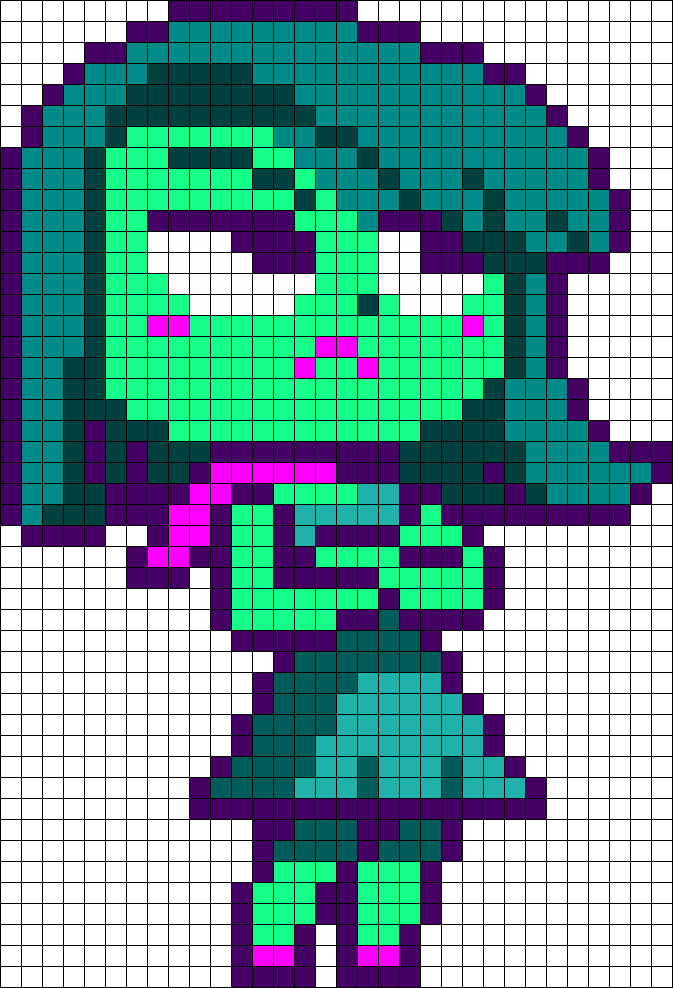 Inside Out Pixel Art Clipart (673x988), Png Download