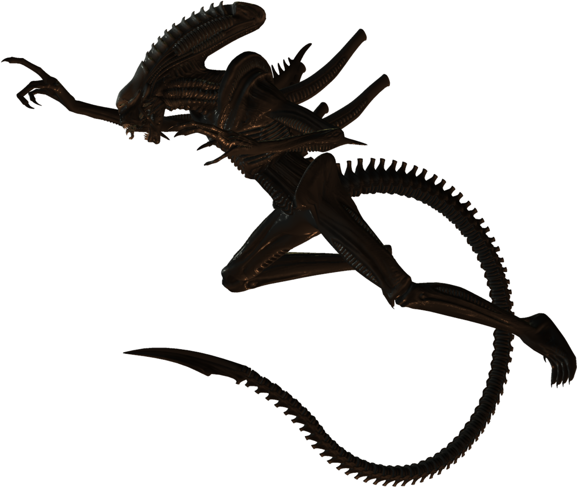 Aliens And Predators, Transparent Png Alien Xenomorph - Transparent Background Xenomorph Png Clipart (1254x1280), Png Download