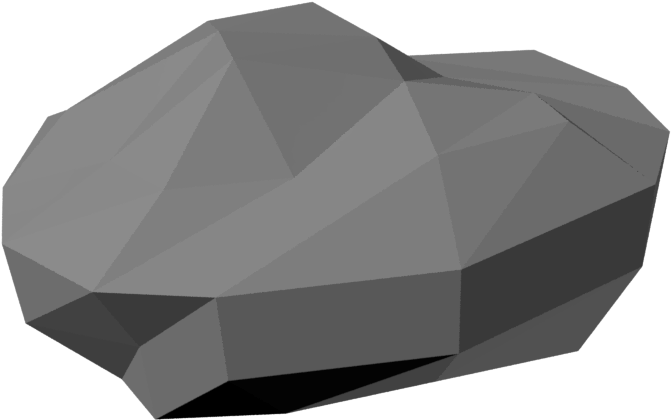 14 - Low Poly Rock Png Clipart (934x702), Png Download
