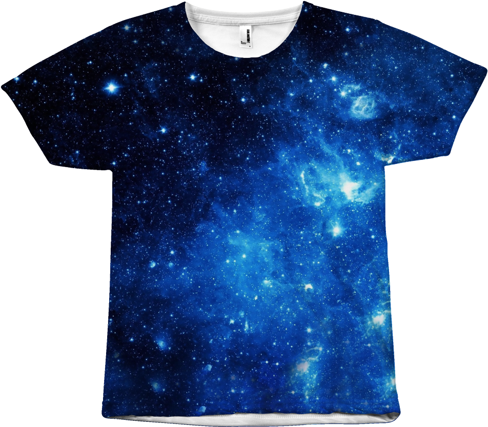 Blue T Krush - Galaxy Wallpaper 1920x1080 Blue Clipart (1024x1024), Png Download