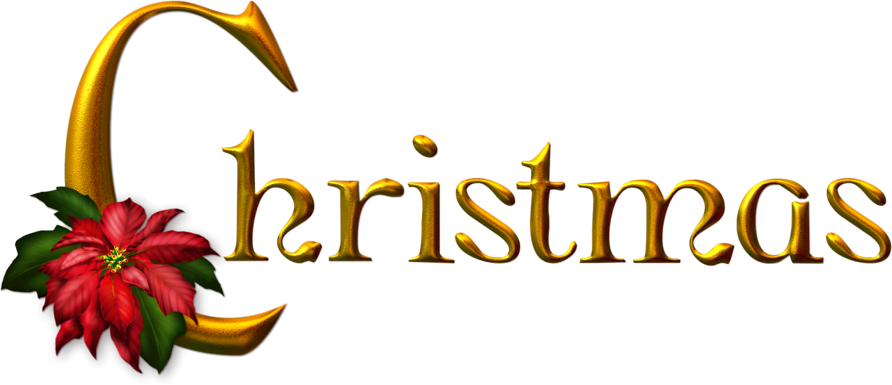 Merry Christmas Clip Art Transparent Png (1304x569), Png Download