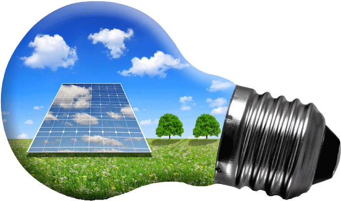 Energy Australia Solar Feed In Tariff - Light Bulb With Solar Panels Clipart (800x650), Png Download