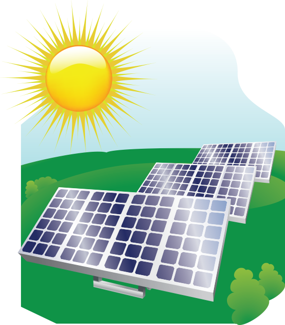 Solar Energy - Illustration Clipart (570x651), Png Download