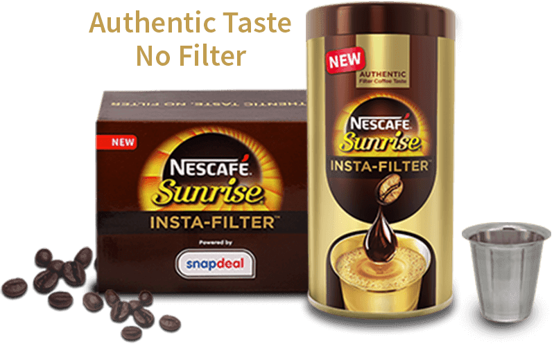 Nescafe Sunrise Insta-filter Special Coffee Kit Only - Nescafe Clipart (799x500), Png Download