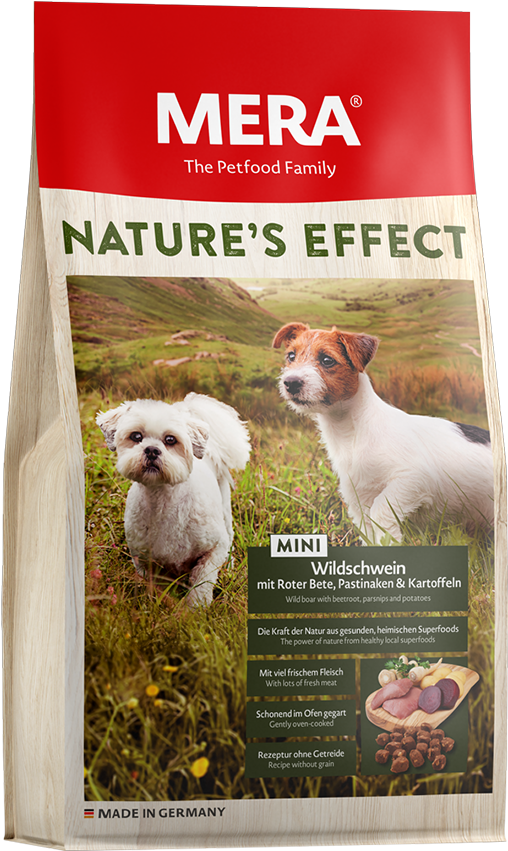 Nature's Effect Mini Wildschwein Mit Roter Bete, Pastinaken - Meradog Köpek Maması Clipart (650x850), Png Download