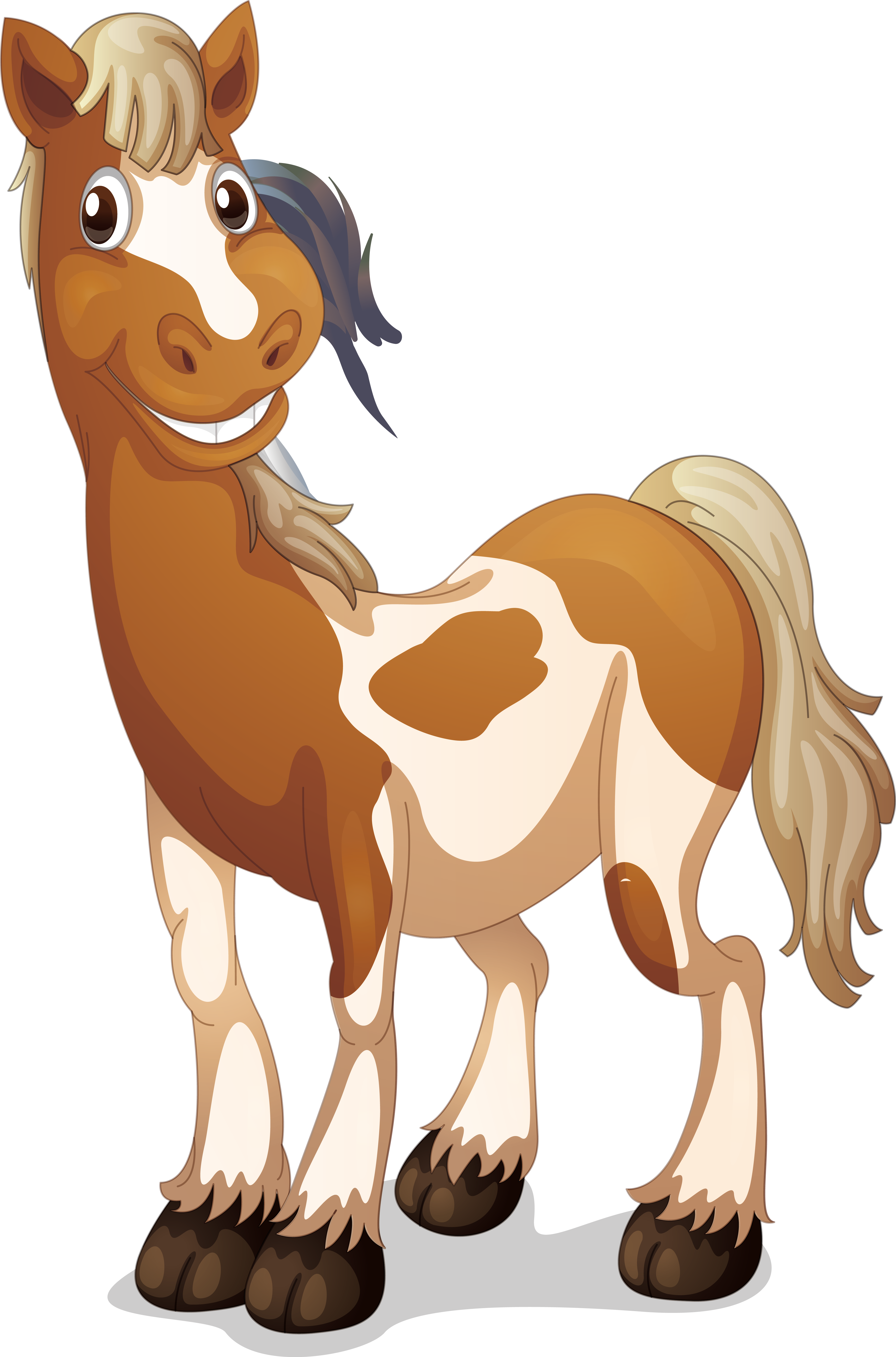 Domestic Pig Cartoon Illustration - Letter H For Horse Clipart (4331x6559), Png Download