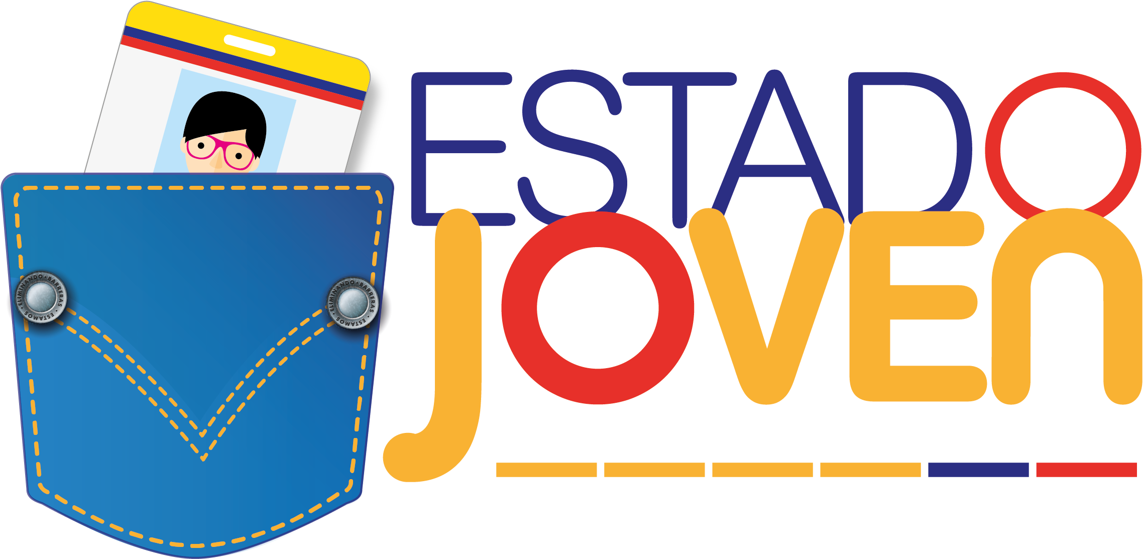 Estado Joven Color Fondo Negro - Estado Joven Png Clipart (2550x1241), Png Download