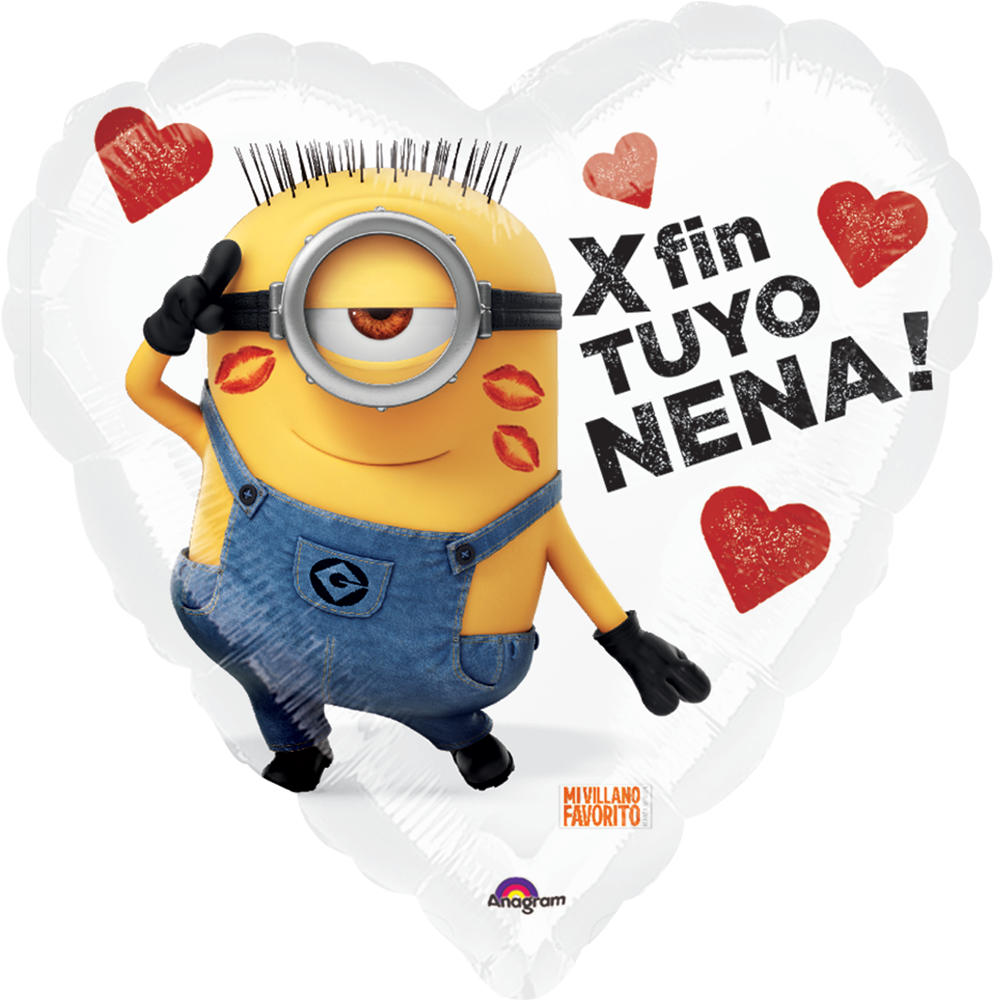 Minion Por Fin Tuyo - Minion Party Time Clipart (1000x1000), Png Download