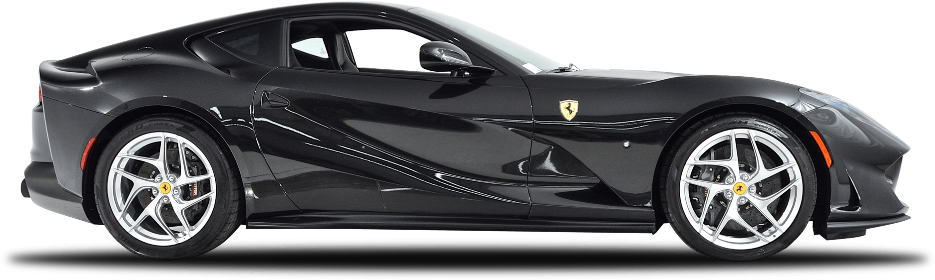 Black 812 Superfast - Ferrari 599 Gtb Fiorano Clipart (1920x624), Png Download