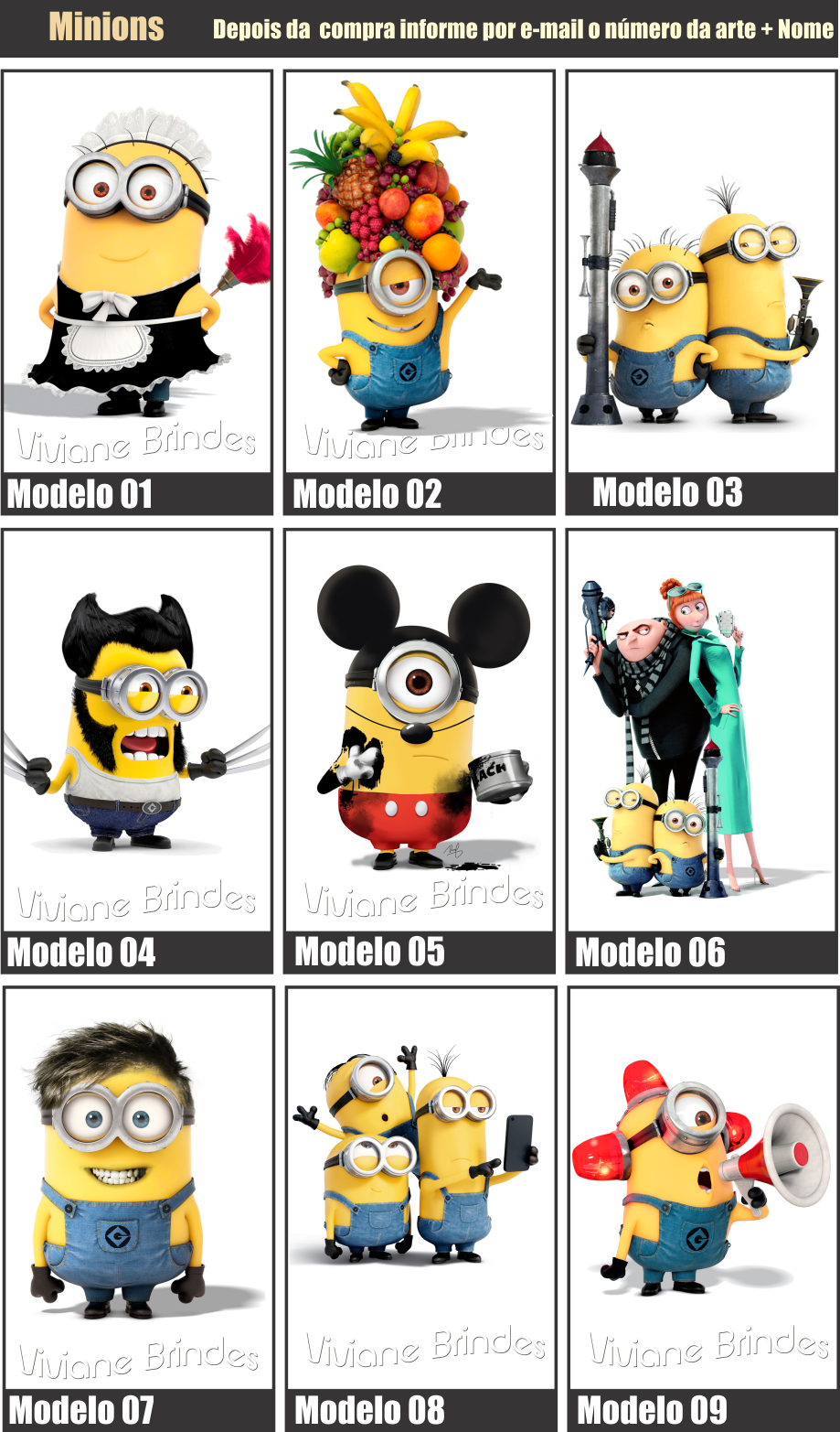 Arte Minion - Cartoon Clipart (919x1565), Png Download