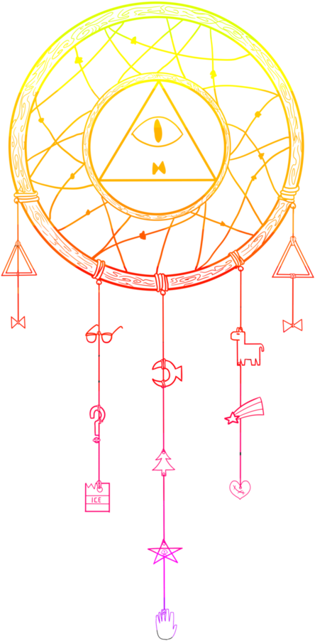 Cipher Dreamcatcher By Sleepywolf0 - Dipper Pines Tattoo Clipart (444x902), Png Download