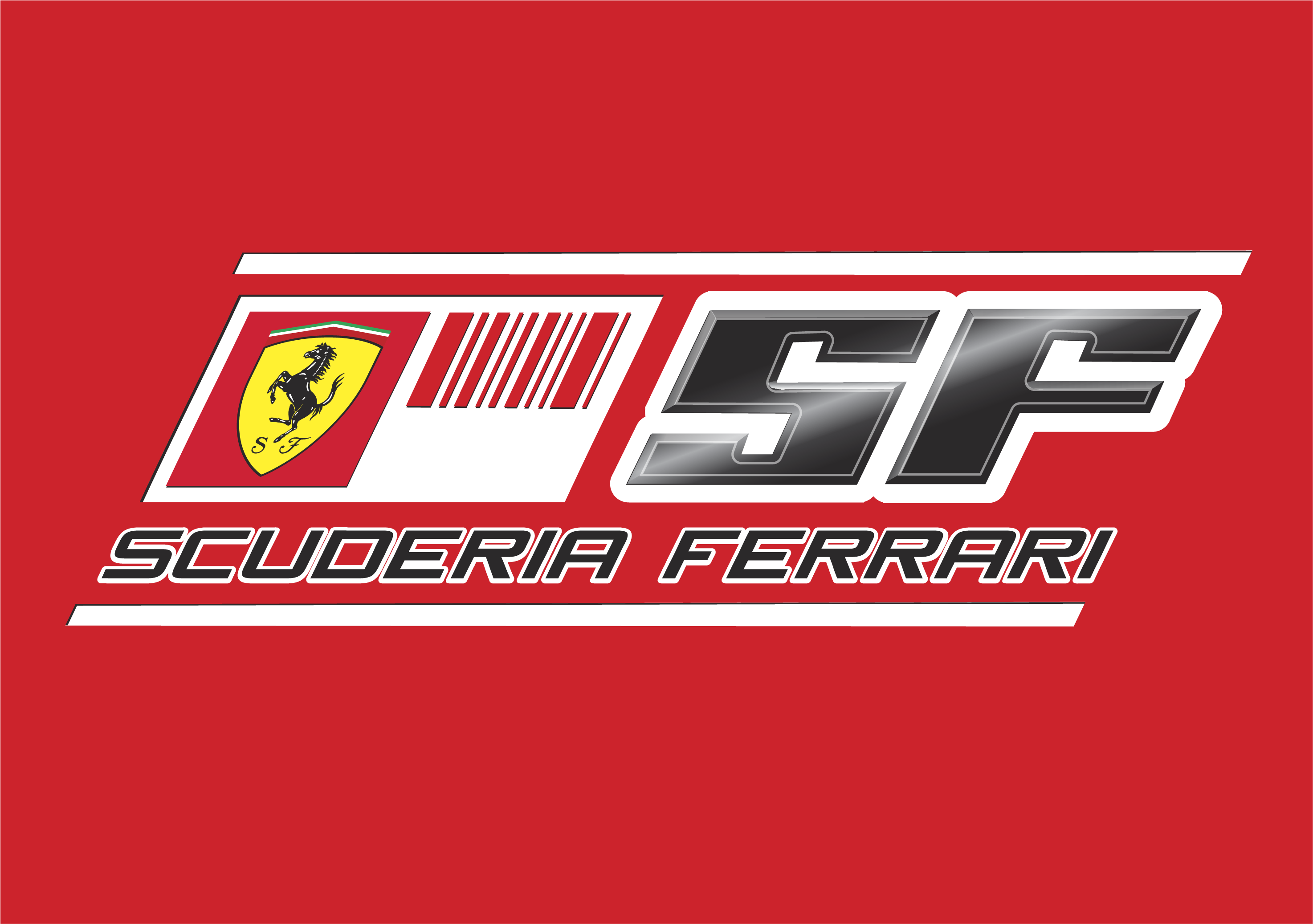 Ferrari Logo Old - Formula 1 2018 Ferrari Logo Clipart (3840x2160), Png Download