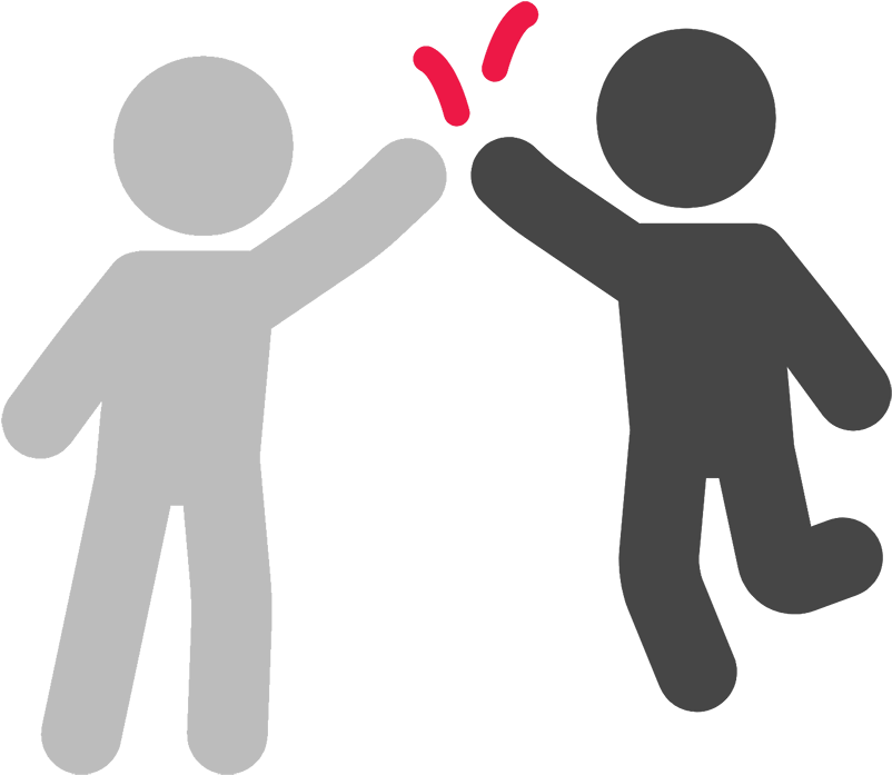 See The Benefits - Silhouette High Five Clipart - Png Download (900x786), Png Download