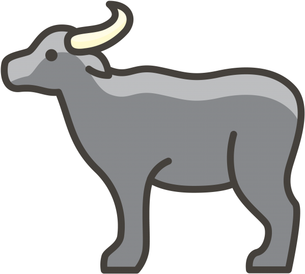 Water Buffalo Emoji Icon Emoji Buffalo Clipart Large Size Png Image