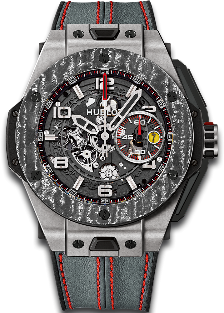 Big Bang Ferrari Titanium Carbon - 401 Nj 0123 Vr Clipart (1000x1000), Png Download