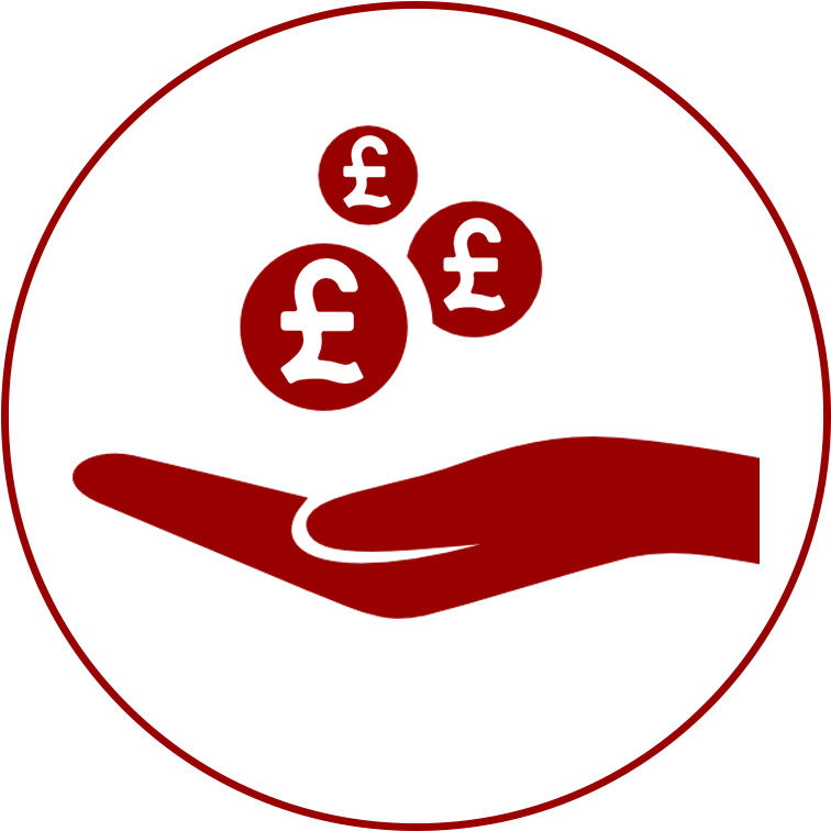 Individuals Seeking Charitable Funding Icon-charity - Circle Clipart (879x879), Png Download