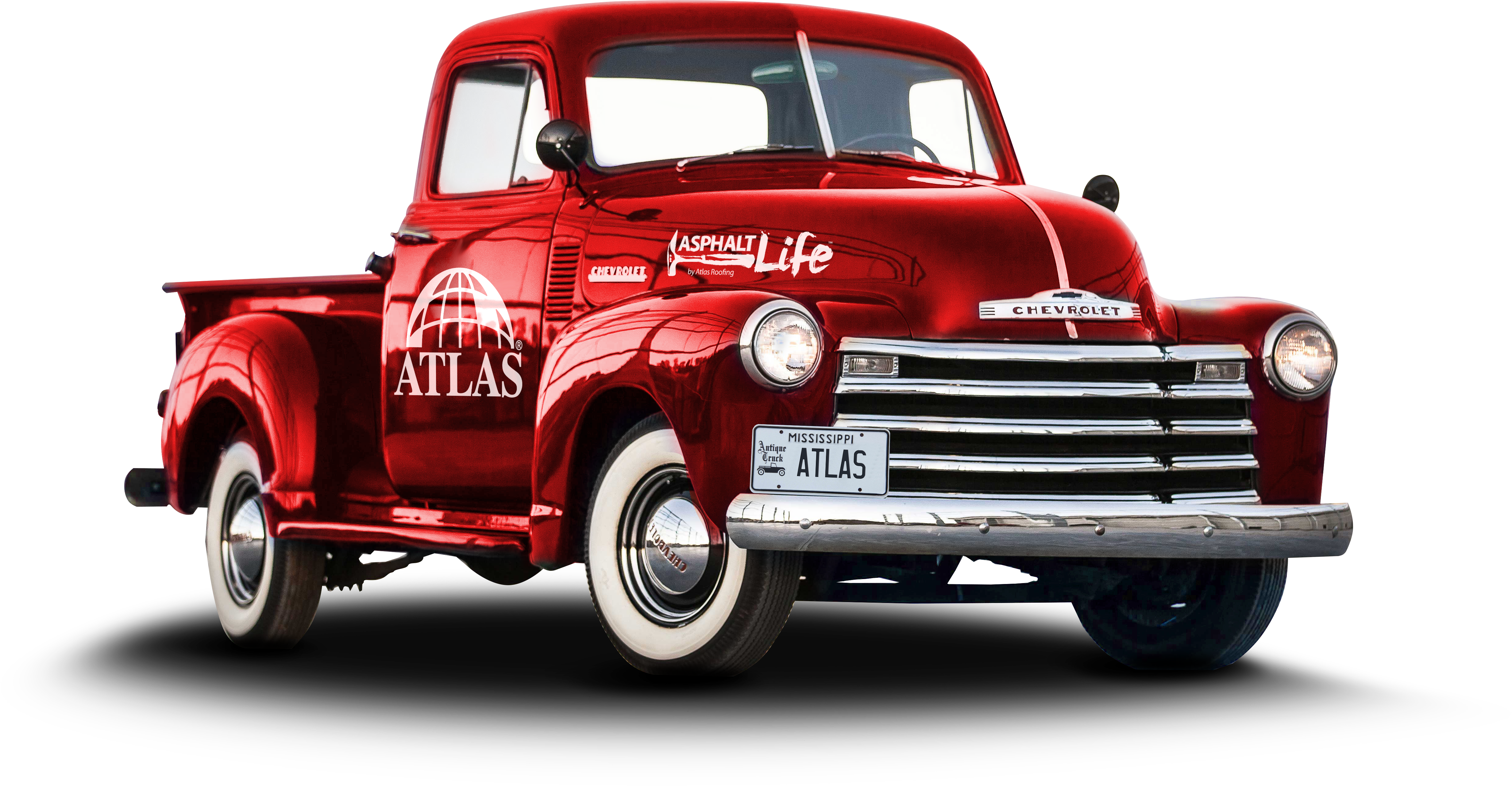 Asphalt Life Truck Giveaway - Atlas Roofing Asphalt Life Truck Clipart (4928x2564), Png Download