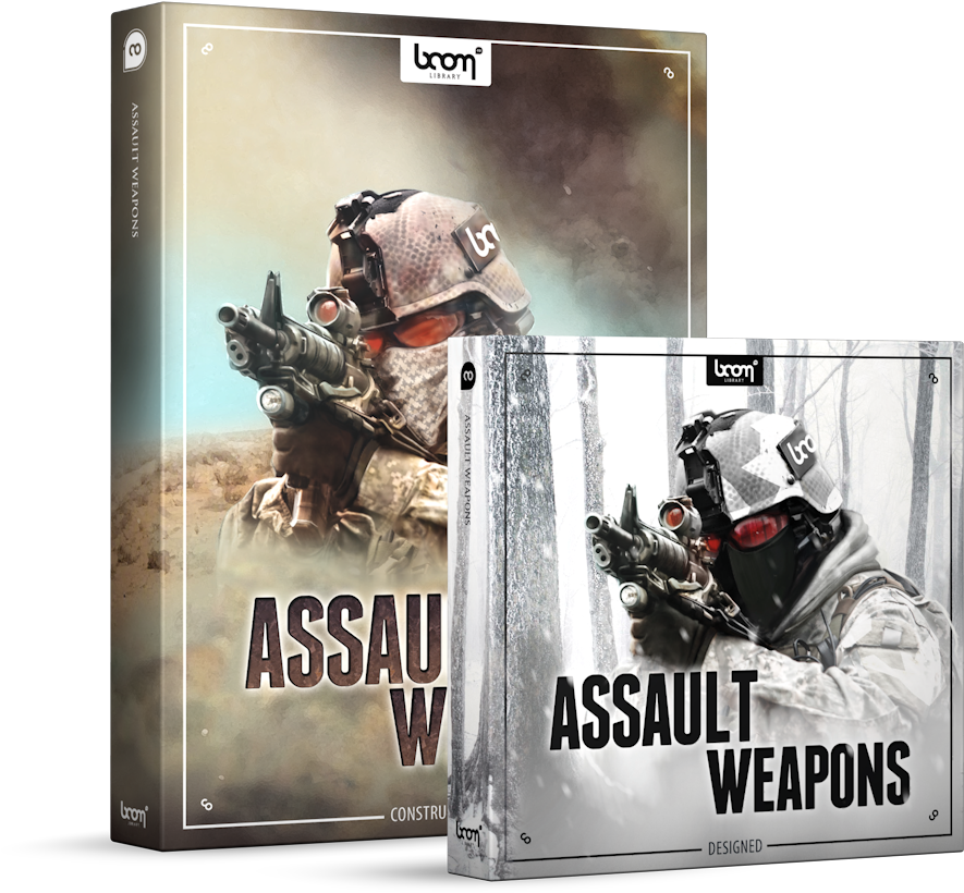 Assault Weapons Sound Effects Library Product Box - Boom Library Assault Weapons Bundle Clipart (1000x900), Png Download