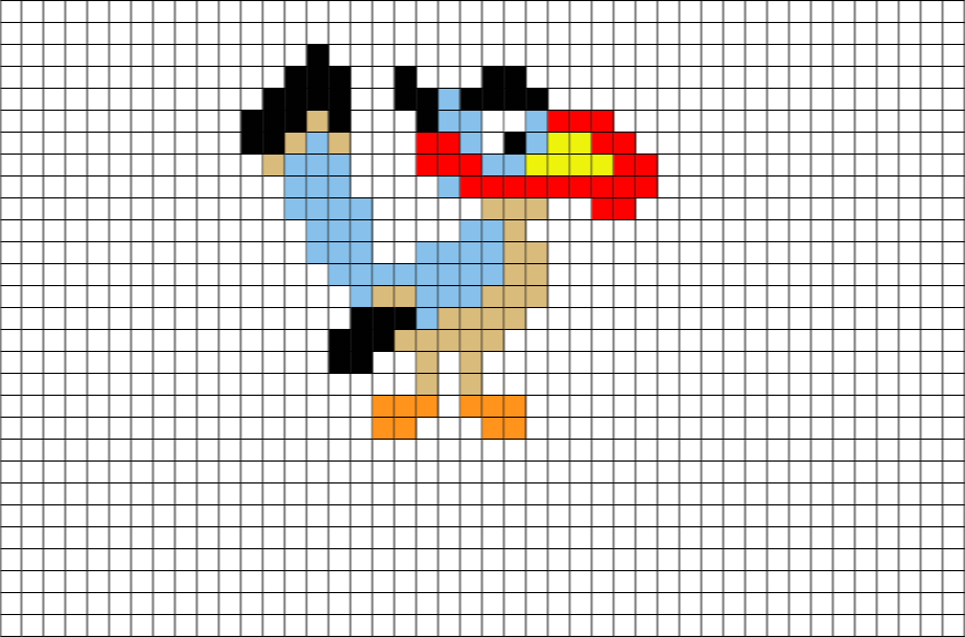 Disney Pixel Art 14003 - Pixel Art Minnie Mouse Clipart (880x581), Png Download